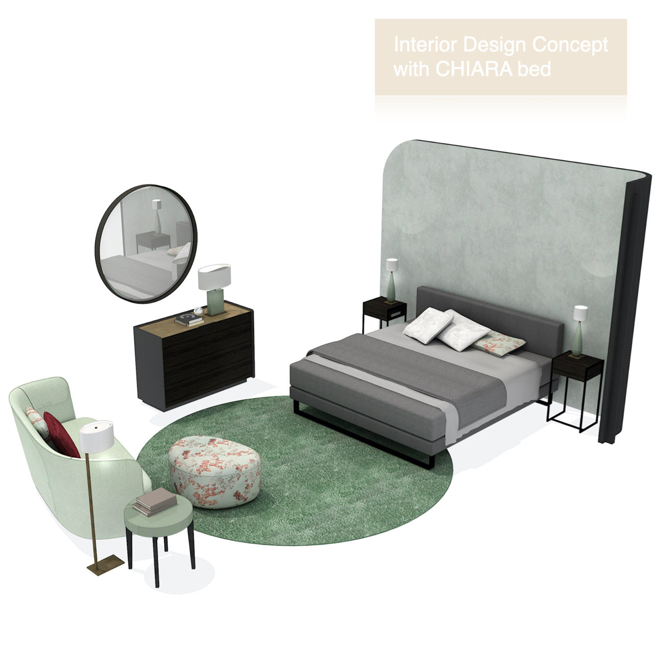 bedroom design by Christine Kröncke Interior Design