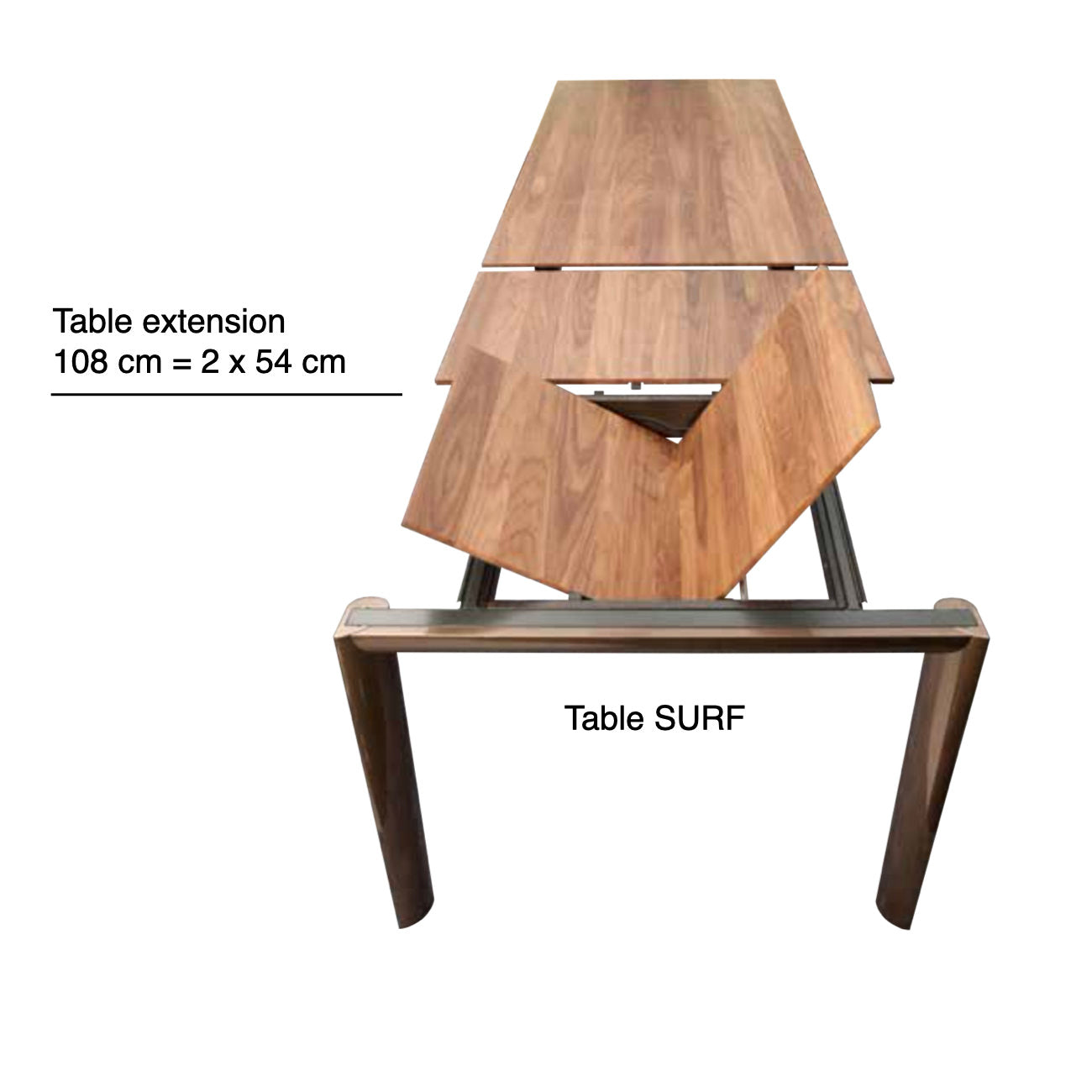 SURF table by Christine Kröncke Interior Design